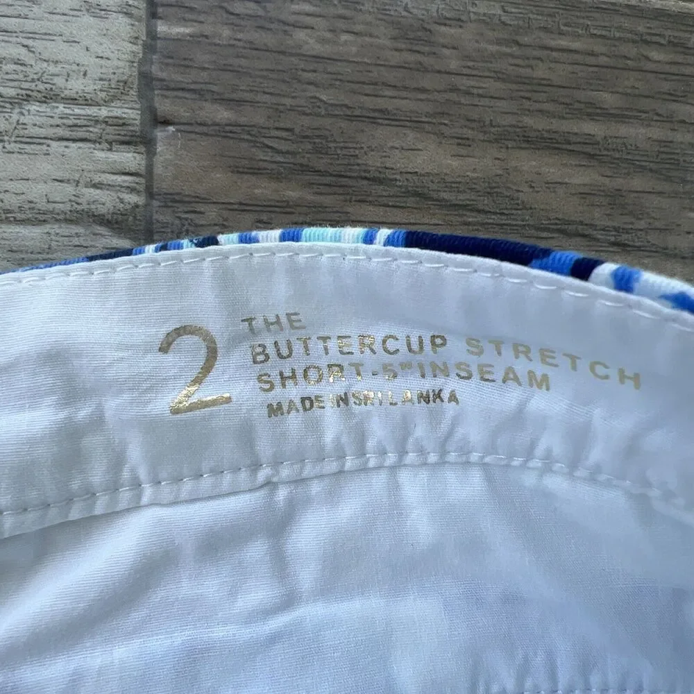 LILLY PULITZER Blue Seashell Buttercup Shorts 5